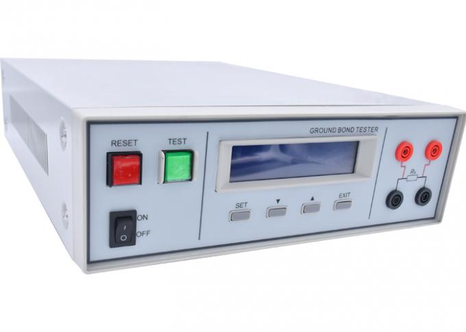 IEC60335-1 전자 접지 저항 테스트 장비 퓨즈 5-600mΩ 3