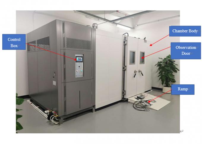 IEC 1251 태양 전지 패널 테스트를 위한 PLC 제어로 일정한 온도 및 습도 챔버 2