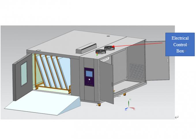 IEC 1251 태양 전지 패널 테스트를 위한 PLC 제어로 일정한 온도 및 습도 챔버 4