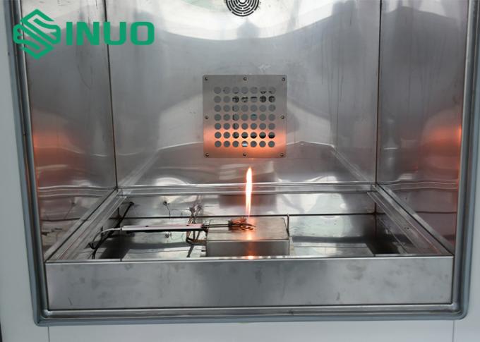 리튬 이온 전지 발사 시험 UL 2054년 동안 배터리 화재노출 시험 기구 6
