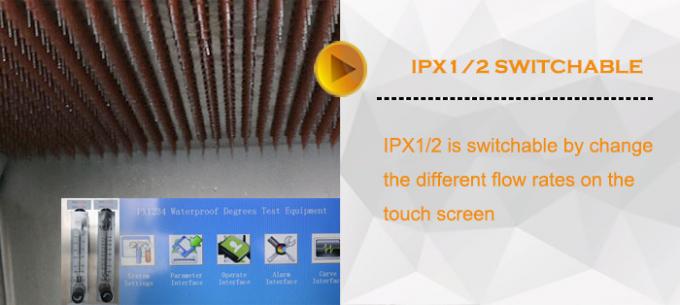 IEC 60529 IP 부호 IPX1 IPX2 수직 떨어지는 물 Dops 보호 드립 상자 시험 장비 2