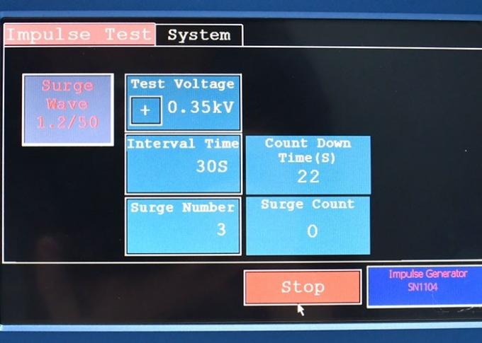 IEC 62368-1 항목 5.4.2 임펄스 전압 발생기 2 내부 저항 12.5KV 0