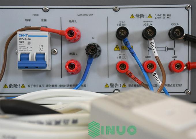 IEC 62368-1 조항 5.4.5.2 전기 안전 테스터 1