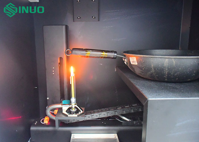 에 대한 최신 회사 뉴스 Introducing Our New Cookware Handle Burning Resistance Test Apparatus for EN 12983-1 and TZS 683 Compliance