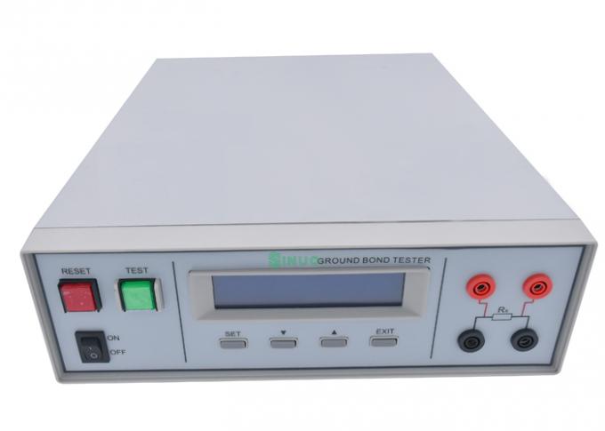 IEC60335-1 전자 접지 저항 테스트 장비 퓨즈 5-600mΩ 2