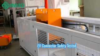 UL 2594 PLC 제어로 EV 충전 커넥터를 위한 드라이브 오버 타이어 로드 테스트 시스템