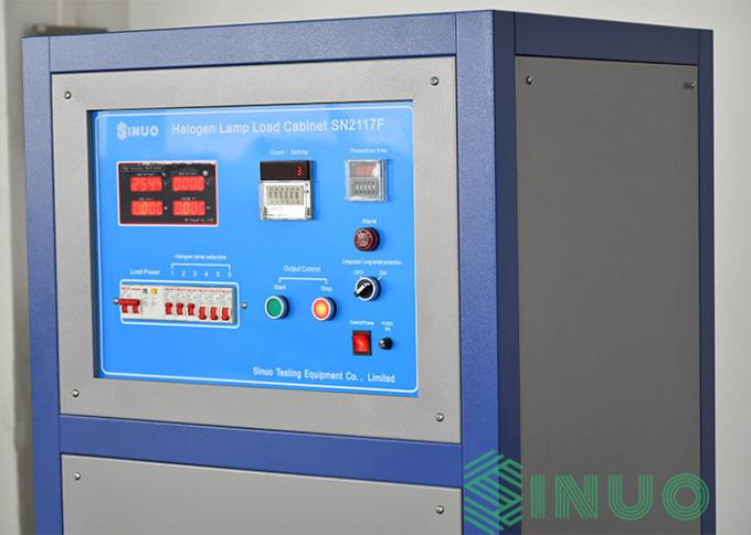 전기적인 액세서리 시험을 위한 IEC 60884-2-5 텅스텐 전등 부하 관방 0