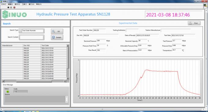 IEC60335-2-21 2.5Mpa 정압 급수 시험 장치 0